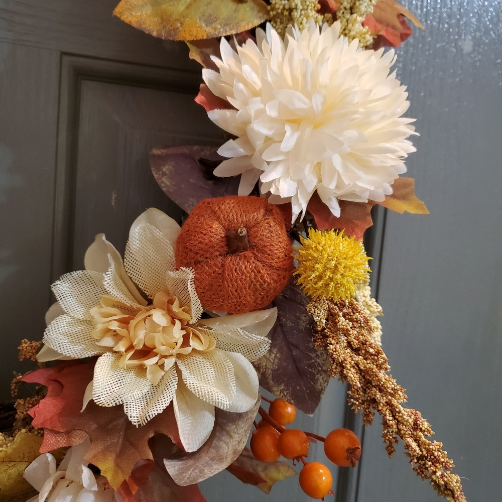Handmade Fall Wreath - Picture 5 of 5